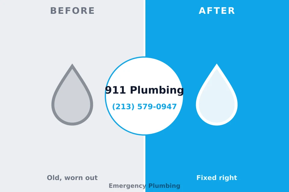Before and after: plumbing repair Wilsonville, AL